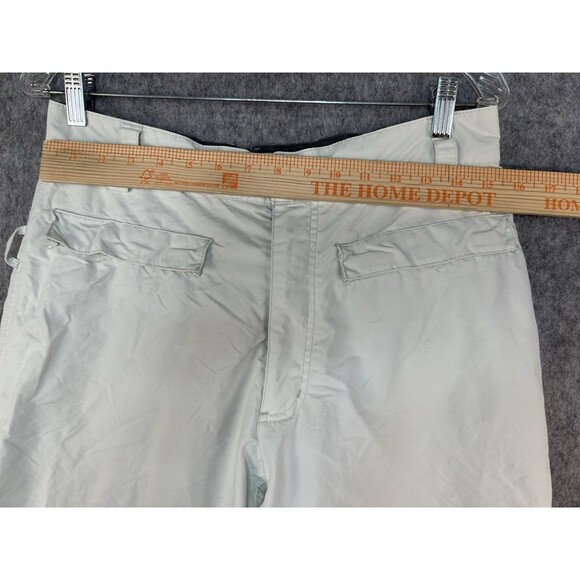 Burton Women’s Size Medium Ivory/Tan Water Resistant Ski Snowboarding Pants - Picture 8 of 12